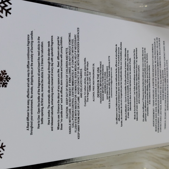 Vanilla Balsam Reed Diffuser - Picture 3 of 5